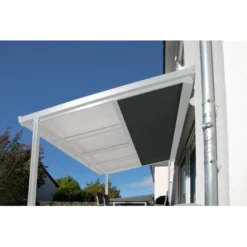 Gutta Unterdachmarkise St Tropez Weiß 3 M X 3 M Dunkelgrau Ausladung 2,5 M Motor -Vitavia Verkäufe 843084 4622 3 1