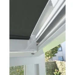 Gutta Unterdachmarkise St Tropez Weiß 3 M X 3 M Dunkelgrau Ausladung 2,5 M Motor -Vitavia Verkäufe 843084 4622 8 1