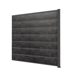 Gutta Sichtschutzzaun-Erweiterungselement Anthrazit 202 Cm X 186 Cm Schichtstoff