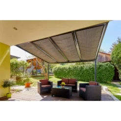 Gutta Seilspannmarkise 945 Mm X 3.900 Mm Graphite F. Premium