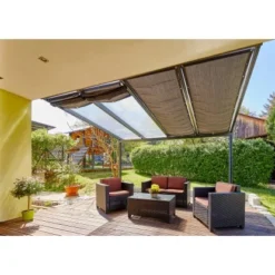 Gutta Seilspannmarkise 945 Mm X 3.900 Mm Graphite F. Premium -Vitavia Verkäufe 843385 4622 5