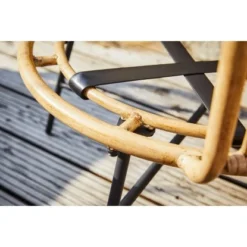 Lounge-Set Hillston 5-teilig Polyrattan Natur -Vitavia Verkäufe 8458036 4