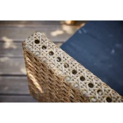 Lounge-Set Junee 4-teilig Polyrattan Natur -Vitavia Verkäufe 8458051 4