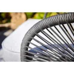 Lounge-Set Edna 4-teilig Seilbespannung Anthrazit -Vitavia Verkäufe 8458135 2