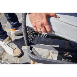 Lounge-Set Edna 4-teilig Seilbespannung Anthrazit -Vitavia Verkäufe 8458135 4