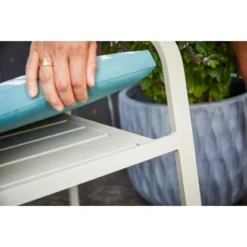 Stapelstuhl Prata Mit Sitzkissen 83 Cm X 56 Cm X 61 Cm -Vitavia Verkäufe 8458556 5