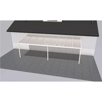 Gutta Terrassendach Premium Weiß Stegpl. PC Streifen Weiß 8.125 Mm X 3.060 Mm 2 Gutta Terrassendach Premium Weiß Stegpl. PC Streifen Weiß 8.125 Mm X 3.060 Mm – Bild 2