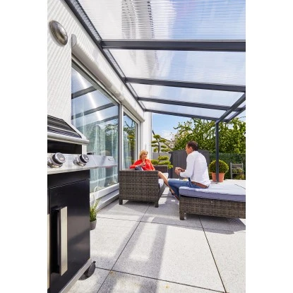 Gutta Terrassendach Prem. Anthrazit Stegpl. PC Streifen Weiß 5.100 Mm X 3.060 Mm 4 Gutta Terrassendach Prem. Anthrazit Stegpl. PC Streifen Weiß 5.100 Mm X 3.060 Mm – Bild 4