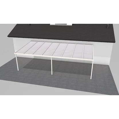 Gutta Terrassendach Premium Weiß Stegpl. PC Streifen Weiß 8.125 Mm X 4.060 Mm 2 Gutta Terrassendach Premium Weiß Stegpl. PC Streifen Weiß 8.125 Mm X 4.060 Mm – Bild 2