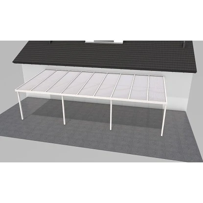 Gutta Terrassendach Premium Weiß Stegpl. PC Streifen Weiß 9.135 Mm X 4.060 Mm 2 Gutta Terrassendach Premium Weiß Stegpl. PC Streifen Weiß 9.135 Mm X 4.060 Mm – Bild 2