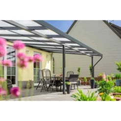 Gutta Terrassendach Prem. Anthrazit Stegpl PC Streifen Weiß 10.140 Mm X 4.060 Mm 25 Gutta Terrassendach Prem. Anthrazit Stegpl PC Streifen Weiß 10.140 Mm X 4.060 Mm -Vitavia Verkäufe 858133 4622 12