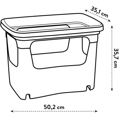 Elho Anzuchttopf Green Basics Laubgrün 35,7 Cm X 50,9 Cm X 35,1 Cm 2 Elho Anzuchttopf Green Basics Laubgrün 35,7 Cm X 50,9 Cm X 35,1 Cm – Bild 2