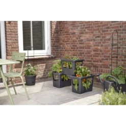 Elho Anzuchttopf Green Basics Living Schwarz 35,7 Cm X 50,9 Cm X 35,1 Cm -Vitavia Verkäufe 8711904494490 4667 09