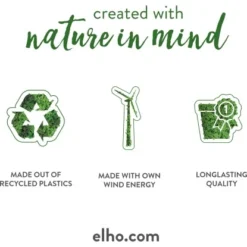 Elho Anzuchttopf Green Basics Living Schwarz 35,7 Cm X 50,9 Cm X 35,1 Cm -Vitavia Verkäufe 8711904494490 4667 10