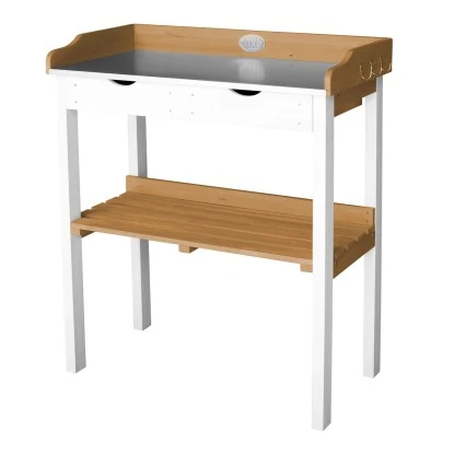 Axi Pflanztisch Mit 2 Schubladen Braun Weiß 76 Cm X 37 Cm 92 Cm 8 Axi Pflanztisch Mit 2 Schubladen Braun Weiß 76 Cm X 37 Cm 92 Cm – Bild 8