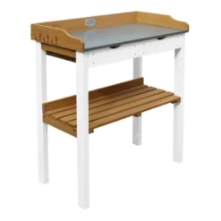 Axi Pflanztisch Mit 2 Schubladen Braun Weiß 76 Cm X 37 Cm 92 Cm 24 Axi Pflanztisch Mit 2 Schubladen Braun Weiß 76 Cm X 37 Cm 92 Cm -Vitavia Verkäufe 8717973938149 1737 IWB 03