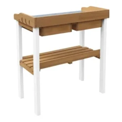 Axi Pflanztisch Mit 2 Schubladen Braun Weiß 76 Cm X 37 Cm 92 Cm 29 Axi Pflanztisch Mit 2 Schubladen Braun Weiß 76 Cm X 37 Cm 92 Cm -Vitavia Verkäufe 8717973938149 1737 IWB 08