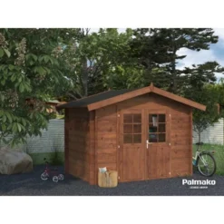 Palmako Holz-Gartenhaus - Druckimprägniert 332 Cm X 180 Cm FSC® -Vitavia Verkäufe 883433 4980 03