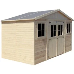 Timbela Gartenhaus Holz Abstellraum M332 8 M²mit Fenstern -Vitavia Verkäufe 8925562 11023400 M332 S 02