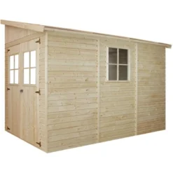 Timbela Anbau-Gartenhaus Holz M339 6 M² Ohne Seitenwand Ohne Boden -Vitavia Verkäufe 8925982 11023400 M339 S 03