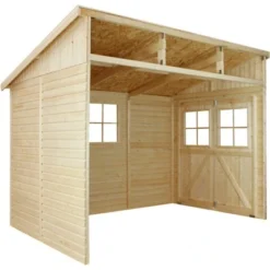 Timbela Anbau-Gartenhaus Holz M339 6 M² Ohne Seitenwand Ohne Boden -Vitavia Verkäufe 8925982 11023400 M339 S 04