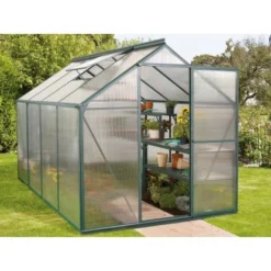 Vitavia Gewächshaus Triton 5000 HKP 6 Mm Dunkelgrün Inkl. Fundament