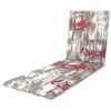 Doppler Rollliege Living D.2900 Greige-Rot-Weiß 60 Cm X 195 Cm