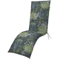 Doppler Relaxliege Living D.2913 Grau-Grün 48 Cm X 170 Cm