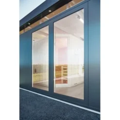 Biohort Glaselement Für Nebengebäude CasaNova Dunkelgrau-Metallic