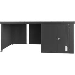 Biohort Seitendach Zu Gerätehaus Neo Gr. 2A/2B/2C/2D Dunkelgrau-Metallic