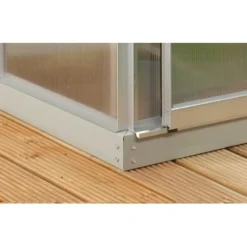 Vitavia Stahlfundament Ida 6500 Alu-Blank 190 Cm X 317 Cm