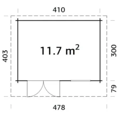 Palmako Heidi Holz-Gartenhaus Natur Pultdach Tauchgrundiert 410 Cm X 300 Cm 5 Palmako Heidi Holz-Gartenhaus Natur Pultdach Tauchgrundiert 410 Cm X 300 Cm -Vitavia Verkäufe 9028 4980 heidi117 wtdip 2