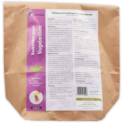 Biohelp Raubmilben Gegen Rote Vogelmilben Und Blutmilben 12.500 Stk. 2 Biohelp Raubmilben Gegen Rote Vogelmilben Und Blutmilben 12.500 Stk. – Bild 2