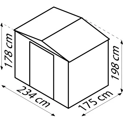 Globel Gartenmanager Dream 86 B X T: 234 Cm X 175 Cm Jade 3 Globel Gartenmanager Dream 86 B X T: 234 Cm X 175 Cm Jade – Bild 3