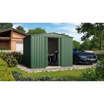 Globel Gerätehaus Tower 108 B X T: 296 Cm X 237 Cm Jade 3 Globel Gerätehaus Tower 108 B X T: 296 Cm X 237 Cm Jade – Bild 3