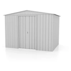 Globel Gerätehaus Tower 108 B X T: 296 Cm X 237 Cm Silber Metallic