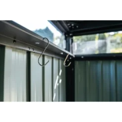 Floraworld Metall-Gerätehaus Stahl Anthrazit 233 Cm X 190 Cm -Vitavia Verkäufe 9396797 4