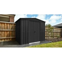 Globel Metall-Gerätehaus Tower 86 Anthrazit B X T: 185 Cm X 245 Cm