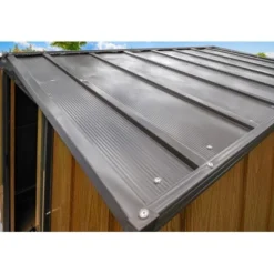 Spacemaker Metall-Gerätehaus Holzfarben 4 M² -Vitavia Verkäufe 947843 1741 10