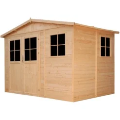 Timbela Gartenhaus Holz M334F 6 M² Mit Fenstern Und Tür -Vitavia Verkäufe 950839 11023400 M334F S 03