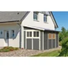 Karibu Holz-Gartenhaus Timsund Terragrau Pultdach Lackiert 235 Cm X 352 Cm