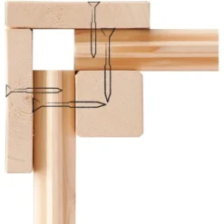 Karibu Holz-Gartenhaus Timra Naturbelassen Satteldach 300 Cm X 300 Cm -Vitavia Verkäufe 960420 3739 07