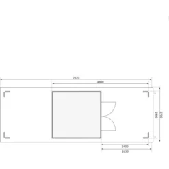 Karibu Holz-Gartenhaus Timra Terragrau Satteldach Lackiert 240 Cm X 244 Cm -Vitavia Verkäufe 960442 3739 08