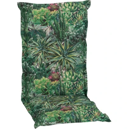 Hochlehnerauflage Nizza Kaktus Druck 1 Hochlehnerauflage Nizza Kaktus Druck