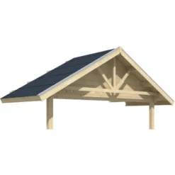 Skan Holz Vordach Bern 212 X 420cm 45plus