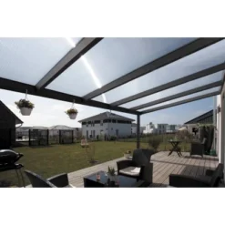 Terrassenüberdachung Genua 434 X 257 Cm Aluminium Anthrazit -Vitavia Verkäufe 963414 2622 6