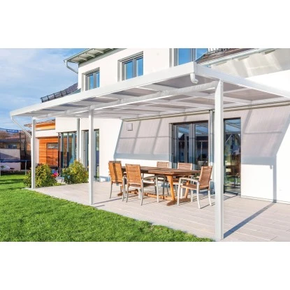 Gutta Terrassendach Premium Weiß Stegplatten PC SO Bronze 6.110 Mm X 4.060 Mm 2 Gutta Terrassendach Premium Weiß Stegplatten PC SO Bronze 6.110 Mm X 4.060 Mm – Bild 2