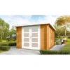 Wolff Finnhaus Holz-Gartenhaus Pulti 34-C Typ 5 Natur Geölt BxT: 360 Cm X 360 Cm
