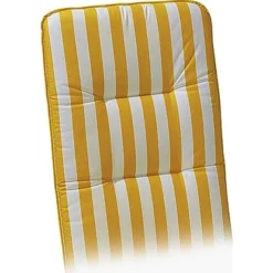 Liegen-Auflage Basic-Line 190 X 60 X 6 Cm Gelb-Weiß D.0270