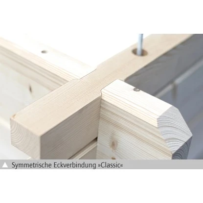 Skan Holz-Gartenhaus Esbjerg 3 Mit Anbauschuppen B X T 420 Cm X 560 Cm 3 Skan Holz-Gartenhaus Esbjerg 3 Mit Anbauschuppen B X T 420 Cm X 560 Cm – Bild 3